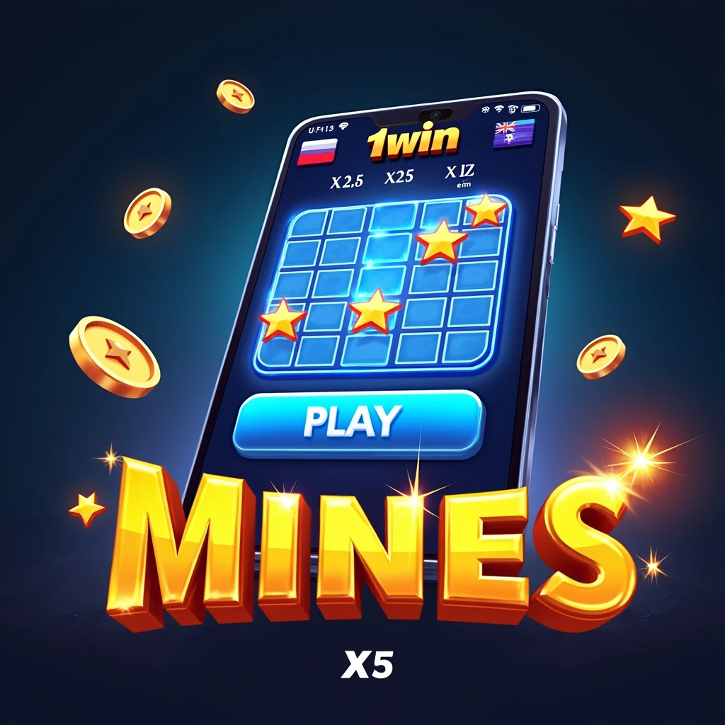 Logo del juego Mines de 1win